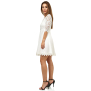Comino Couture Kleid, luftiger Vintage-Stil, weiß