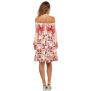 Comino Couture luftiges Off-Shoulder Kleid mit Blumenmuster