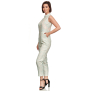 Comino Couture Eleganter Overall mit Perlenapplikationen,Weiß XS (Gr.34)