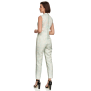 Comino Couture Eleganter Overall mit Perlenapplikationen,Weiß XXL (Gr.44)
