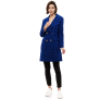 Comino Couture Eleganter Wollmantel, blau XL (Gr.42)