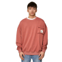 Koyumi 20-014-10 Sweatshirt mit aufgenähter Brusttasche Rose
