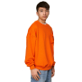 Koyumi 20-014-27 Sweatshirt mit aufgenähter Brusttasche Orange