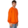 Koyumi 20-014-27M Sweatshirt mit aufgenähter Brusttasche Orange  M