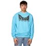 Koyumi 20-013-4 Sweatshirt mit Schriftlogo Blau
