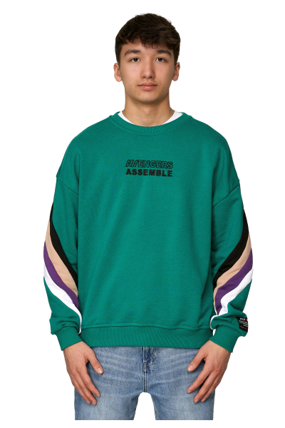 Koyumi 20-036-1323XL Sweatshirt Grün Mehrfarbig XL