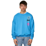 Koyumi 20-099-4S Sweatshirt mit Patch Blau  S