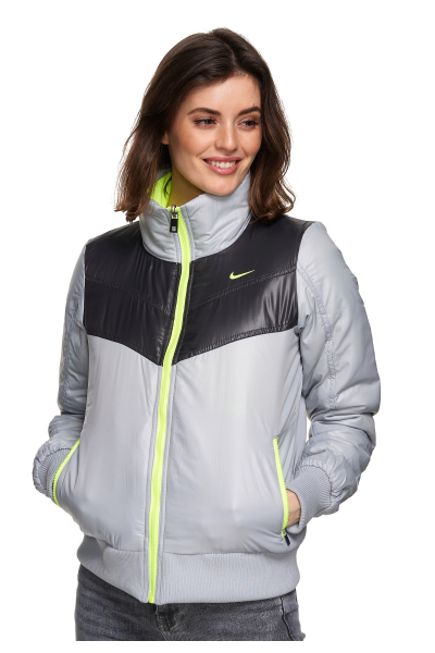 Nike Wendejacke 418793 Grau/Anthrazit/Neon Gelb