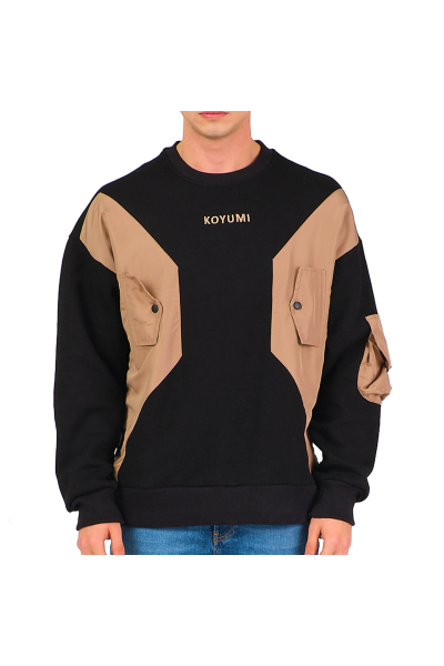 Koyumi KOYM-21-075-01 Sweatshirt Simply Black L