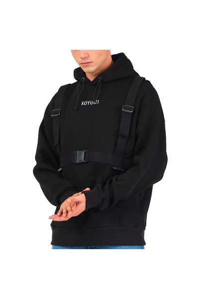 Koyumi KOYM-21-099-01 Hoodie Simply Black