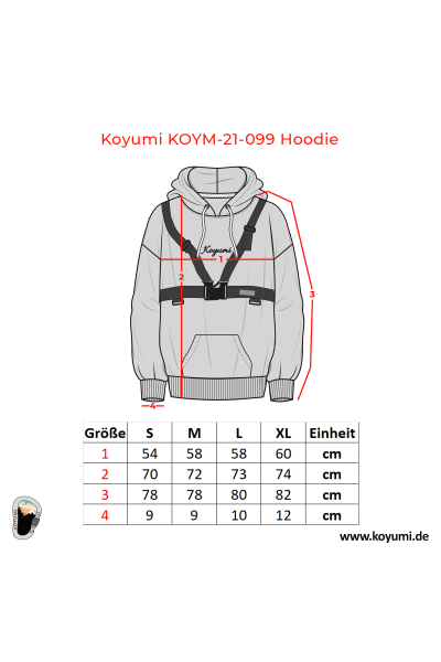 Koyumi KOYM-21-099-01 Hoodie Simply Black