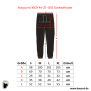 Koyumi KOYM-21-130-01 Sweathose Simply Black L